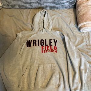Gray Wrigley Field Hoodie